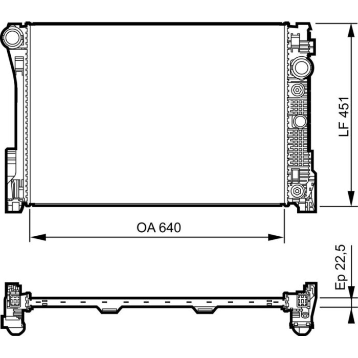 Valeo Motorkühler 735285