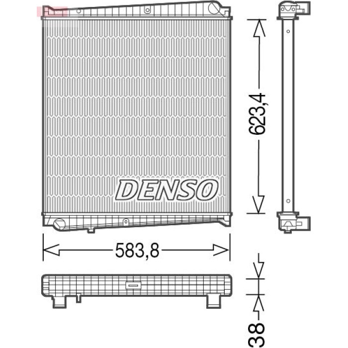 Denso Motorkühler DRM23047 Denso Motorkühler DRM23047