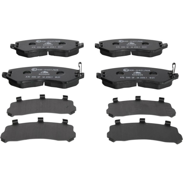 ATE Bremsbelagsatz Chrysler Vorderachse Voyager 2.4-3.8 00-08 13.0460-2899.2 ATE Bremsbelagsatz Chrysler Vorderachse Voyager 2.4-3.8 00-08 13.0460-2899.2