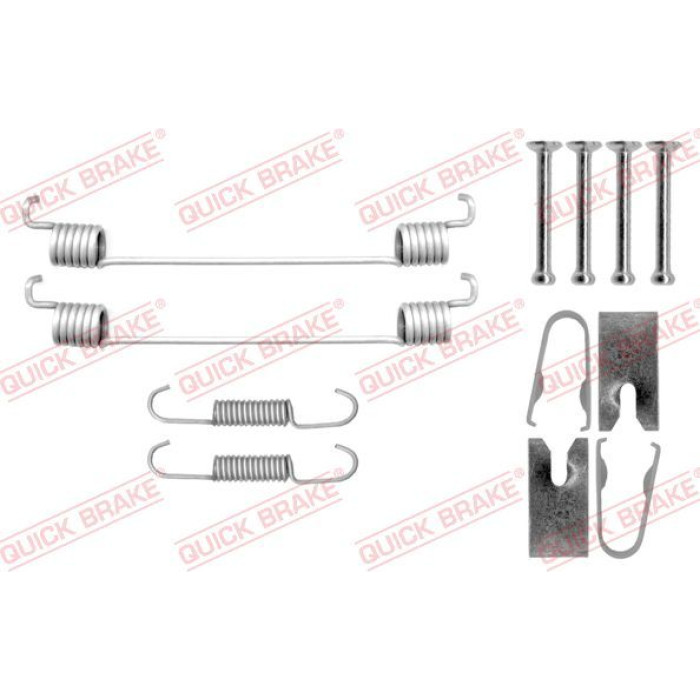 Quick Brake Zubehörsatz für Trommelbremsbacken 105-0040 Quick Brake Zubehörsatz für Trommelbremsbacken 105-0040
