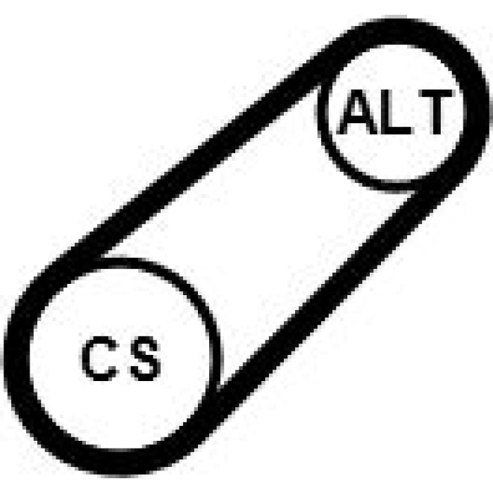 CONTINENTAL CTAM Keilrippenriemen 6PK701 ELAST
