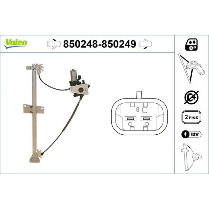 VALEO 850249 Fensterheber VALEO 850249 Fensterheber