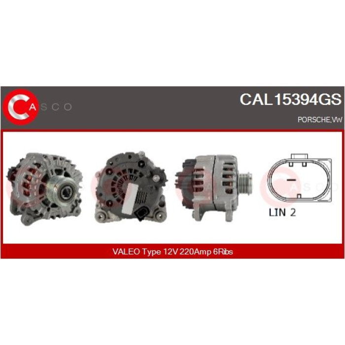 CASCO Generator CAL15394GS CASCO Generator CAL15394GS