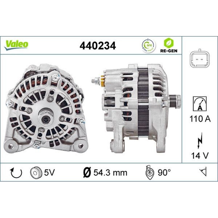 Valeo Lichtmaschine 440234 Valeo Lichtmaschine 440234