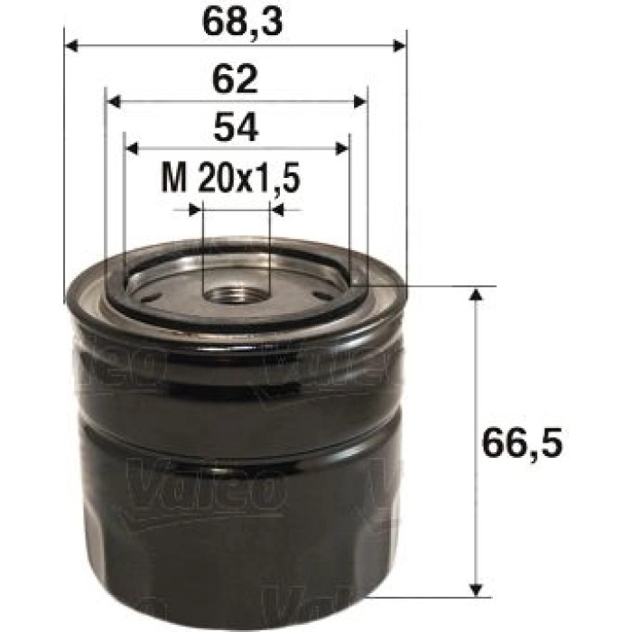 586033 Valeo Ölfilter 586033 586033 Valeo Ölfilter 586033