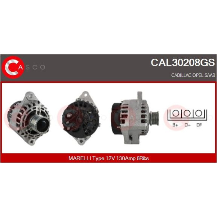 CASCO Generator CAL30208GS CASCO Generator CAL30208GS