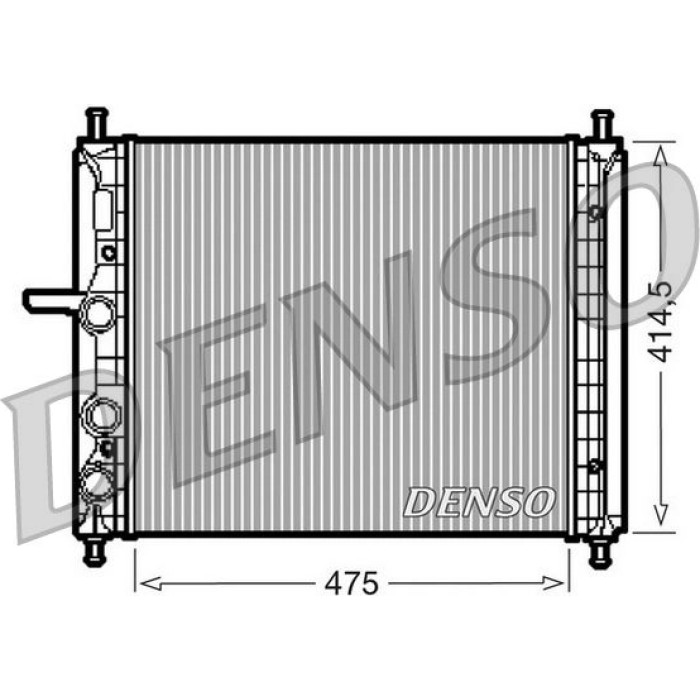 Denso Motorkühler DRM09034 Denso Motorkühler DRM09034