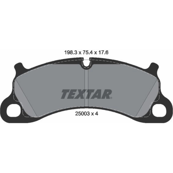 Textar Bremsbelagsatz 2500301 Textar Bremsbelagsatz 2500301