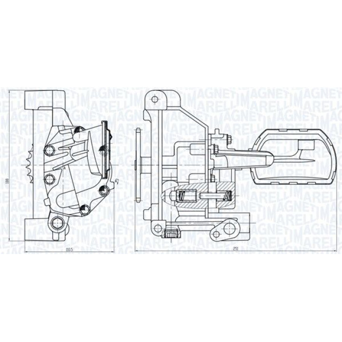 Magneti Marelli Ölpumpe 351516000053