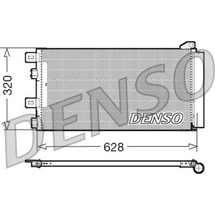 Denso Klimakondensator DCN05101