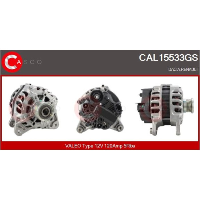 CASCO Generator CAL15533GS CASCO Generator CAL15533GS
