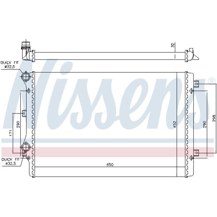 65279A Nissens Wasserkühler PKW 65279A 65279A Nissens Wasserkühler PKW 65279A