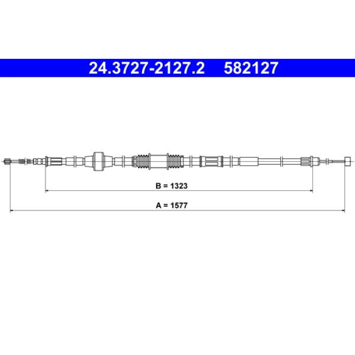 ATE Handbremsseil 24.3727-2127.2