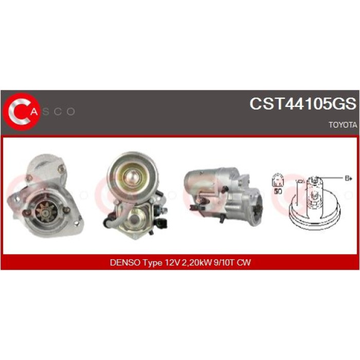 CASCO Anlasser CST44105GS CASCO Anlasser CST44105GS