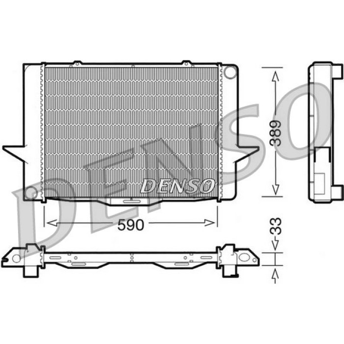 Denso Motorkühler DRM33040 Denso Motorkühler DRM33040