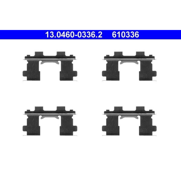 ATE Zubehörsatz Bremsbeläge 13.0460-0336.2 ATE Zubehörsatz Bremsbeläge 13.0460-0336.2