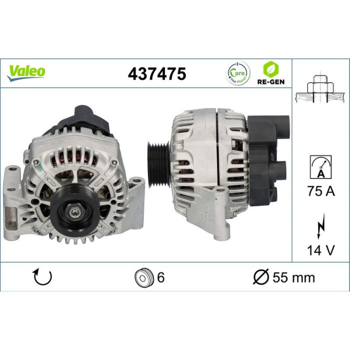 Valeo Lichtmaschine 437475 Valeo Lichtmaschine 437475