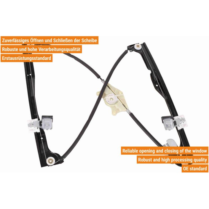VAICO V10-9836 Fensterheber vorne rechts, ohne Motor, elektrisch, für Linkslenker VAICO V10-9836 Fensterheber vorne rechts, ohne Motor, elektrisch, für Linkslenker