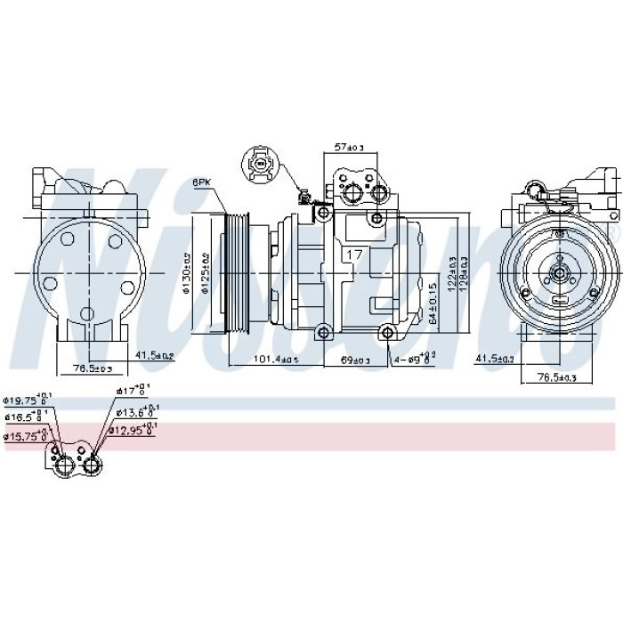Nissens Klimakompressor PKW 89153 Nissens Klimakompressor PKW 89153
