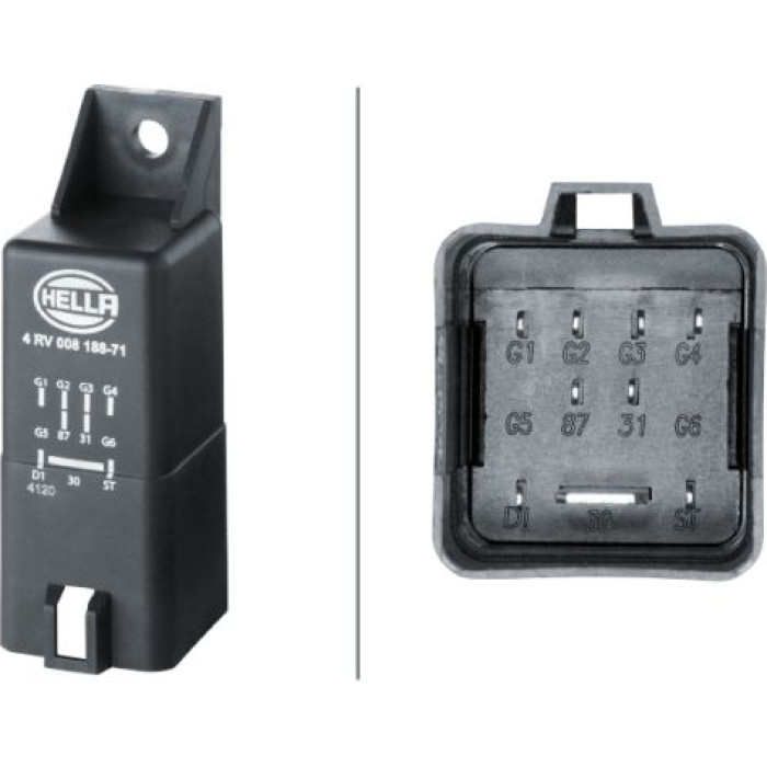 HELLA Steuergerät, Glühzeit 4RV 008 188-711 HELLA Steuergerät, Glühzeit 4RV 008 188-711