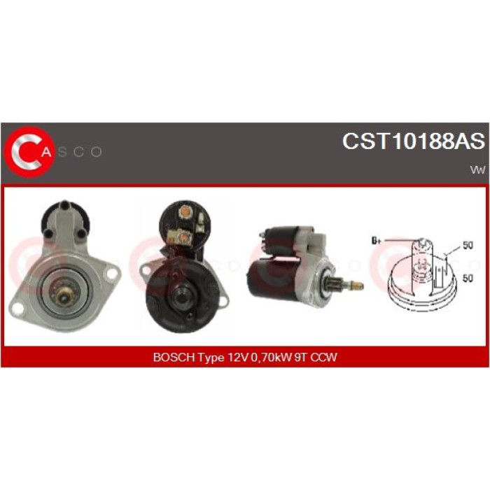 CASCO Anlasser CST10188AS CASCO Anlasser CST10188AS