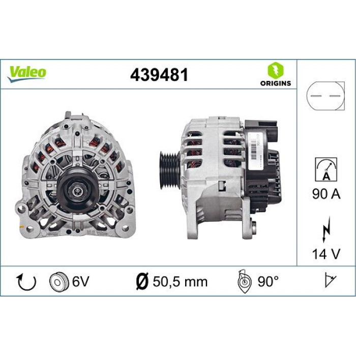 Valeo Lichtmaschine 439481 Valeo Lichtmaschine 439481