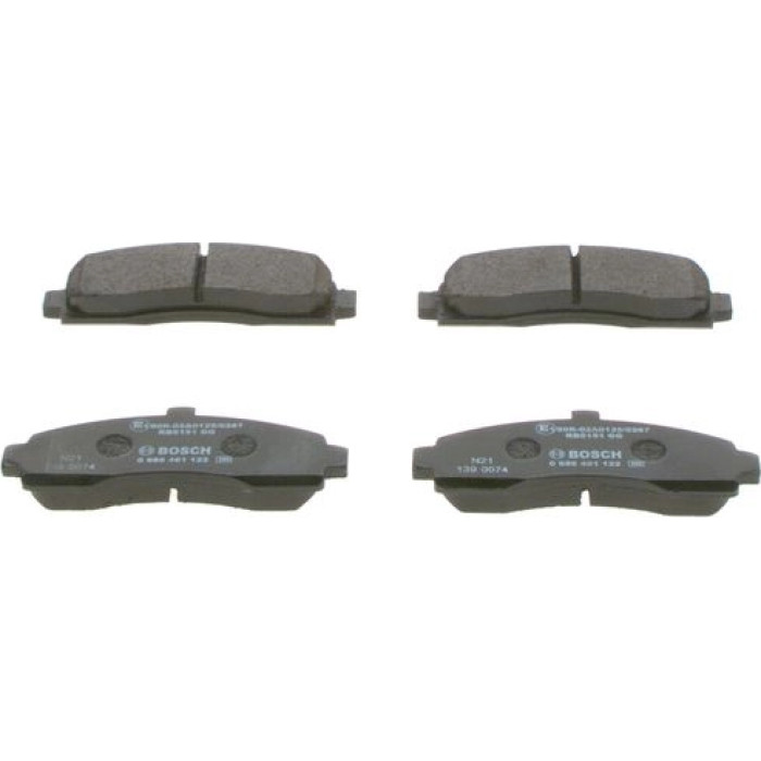 Bosch Bremsbelagsatz 0 986 461 122 Bosch Bremsbelagsatz 0 986 461 122