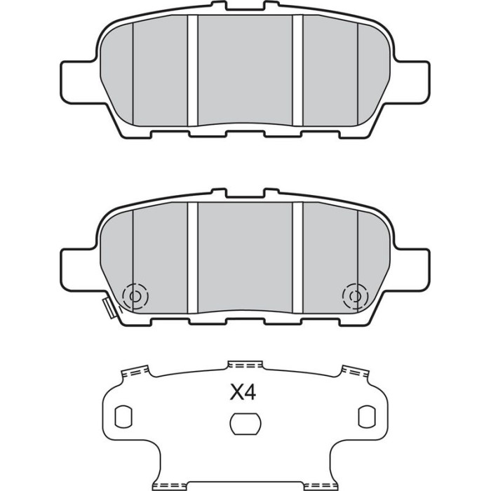 Valeo Bremsbelagsatz 601331 Valeo Bremsbelagsatz 601331
