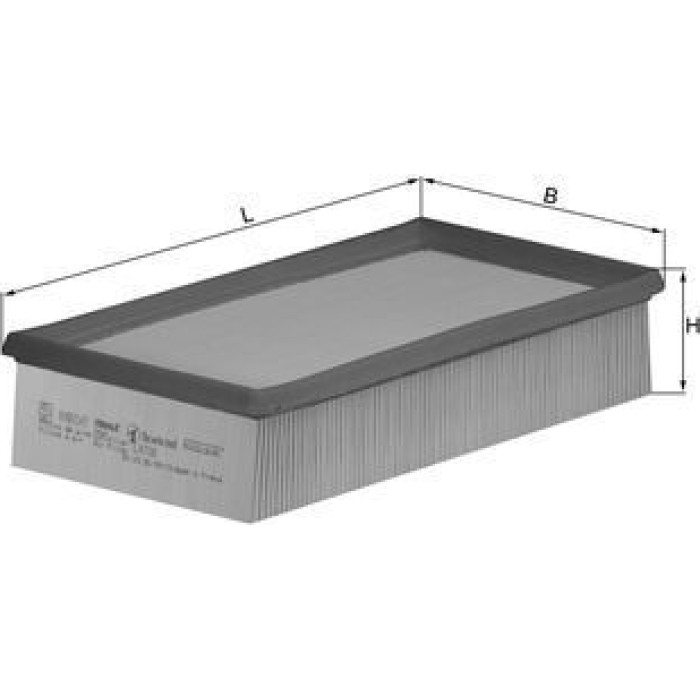 MAHLE Luftfilter LX 738 MAHLE Luftfilter LX 738
