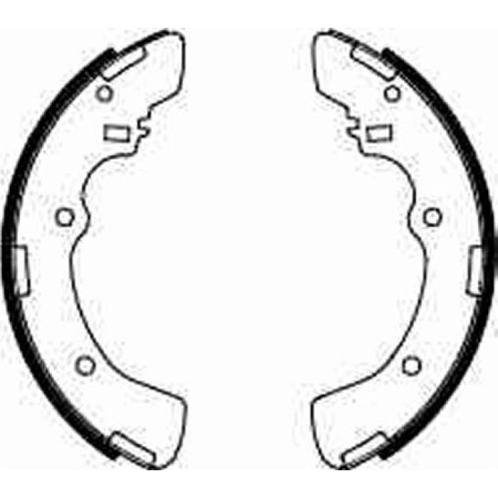 GS8516 TRW Bremsbacken GS8516 GS8516 TRW Bremsbacken GS8516
