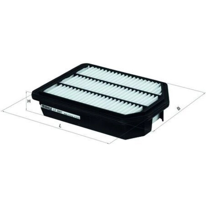 MAHLE Luftfilter LX 2687 MAHLE Luftfilter LX 2687