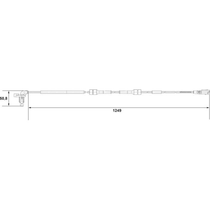 Bosch 70 403 022 ABS-Sensor Vorderachse 0 265 007 666 Bosch 70 403 022 ABS-Sensor Vorderachse 0 265 007 666