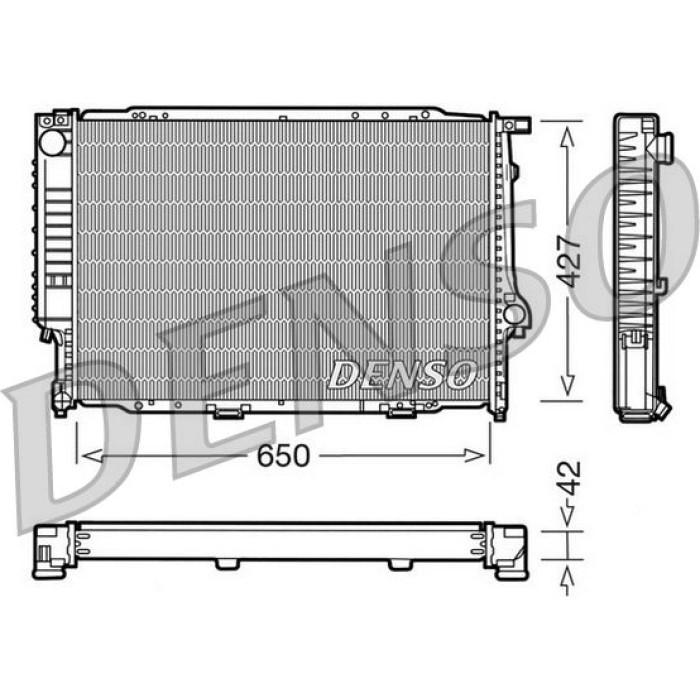 Denso Motorkühler DRM05056 Denso Motorkühler DRM05056