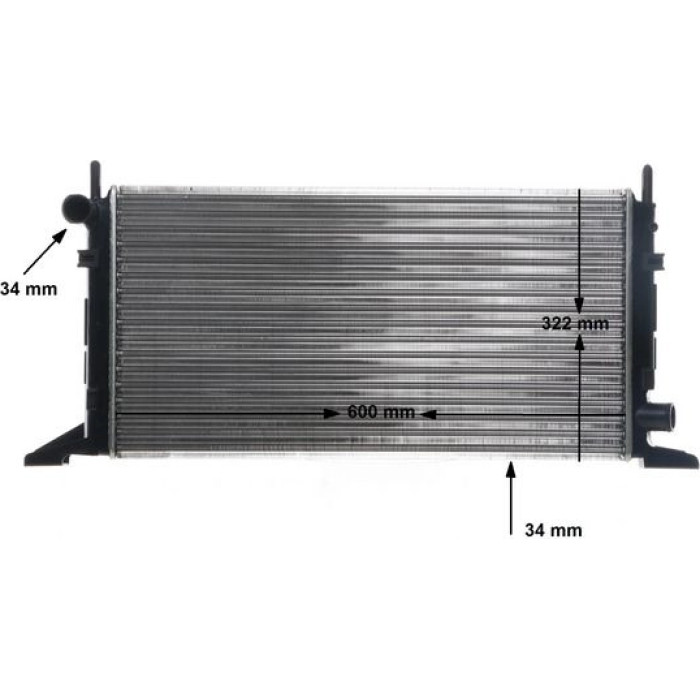 MAHLE Kühler, Motorkühlung CR 157 000S MAHLE Kühler, Motorkühlung CR 157 000S