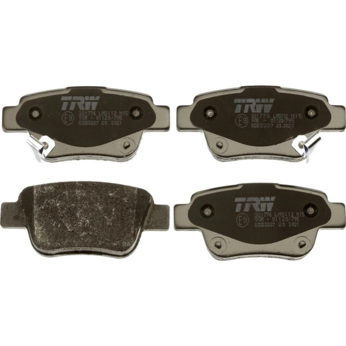 TRW Bremsbeläge Hinterachse GDB3337 TRW Bremsbeläge Hinterachse GDB3337