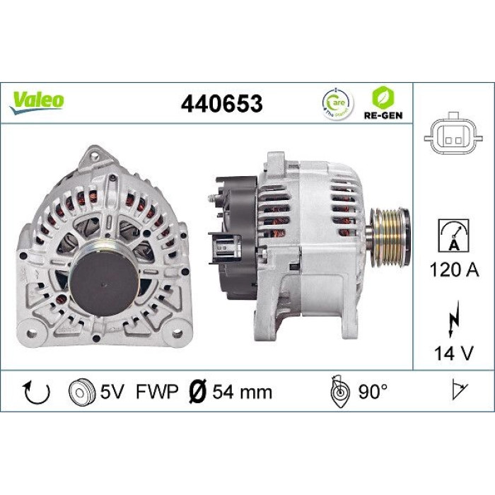 Valeo Lichtmaschine 440653 Valeo Lichtmaschine 440653
