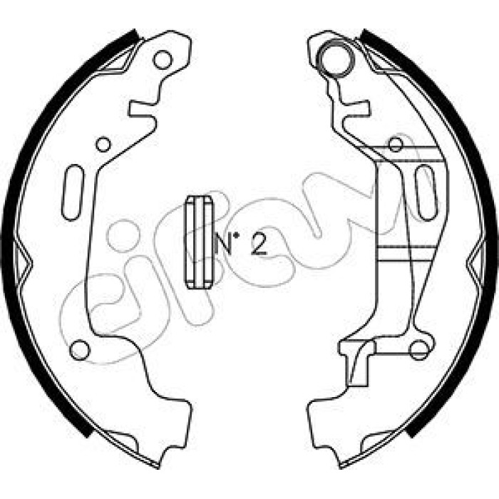 CIFAM Bremsbackensatz 153-314