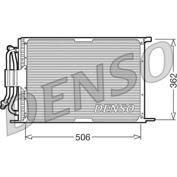 Denso Klimakondensator DCN10005 Denso Klimakondensator DCN10005