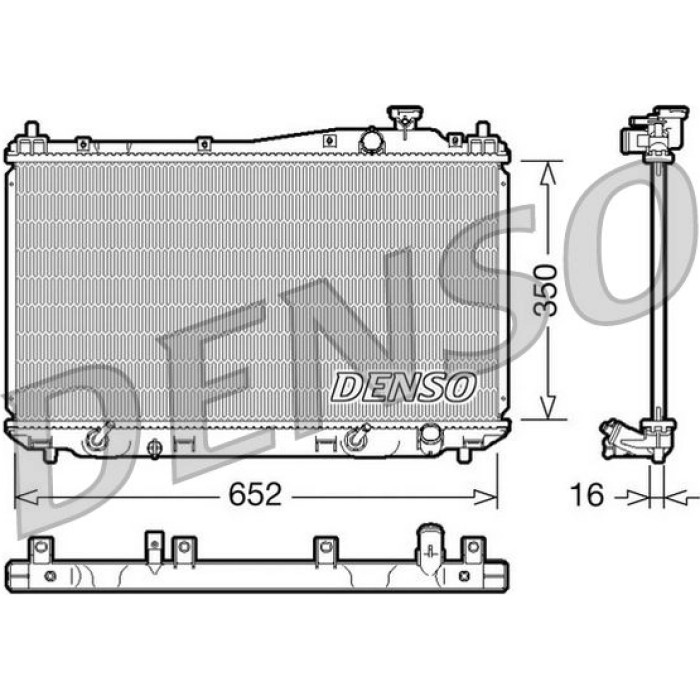 Denso Motorkühler DRM40019 Denso Motorkühler DRM40019