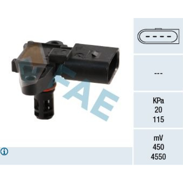 FAE Sensor, Saugrohrdruck 15034 FAE Sensor, Saugrohrdruck 15034