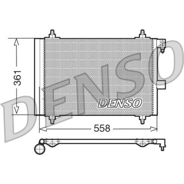 Denso Klimakondensator DCN21025 Denso Klimakondensator DCN21025