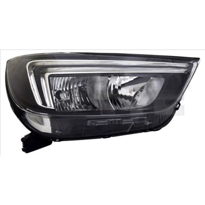 20-17439-06-2 TYC Hauptscheinwerfer rechts H7/HB3/LED mit Stellmotor, elektrische Leuchtweitenregulierung, mit Tagfahrlicht, ohne LED-Steuergerät 20-17439-06-2 OE Nummer 42520537 - l