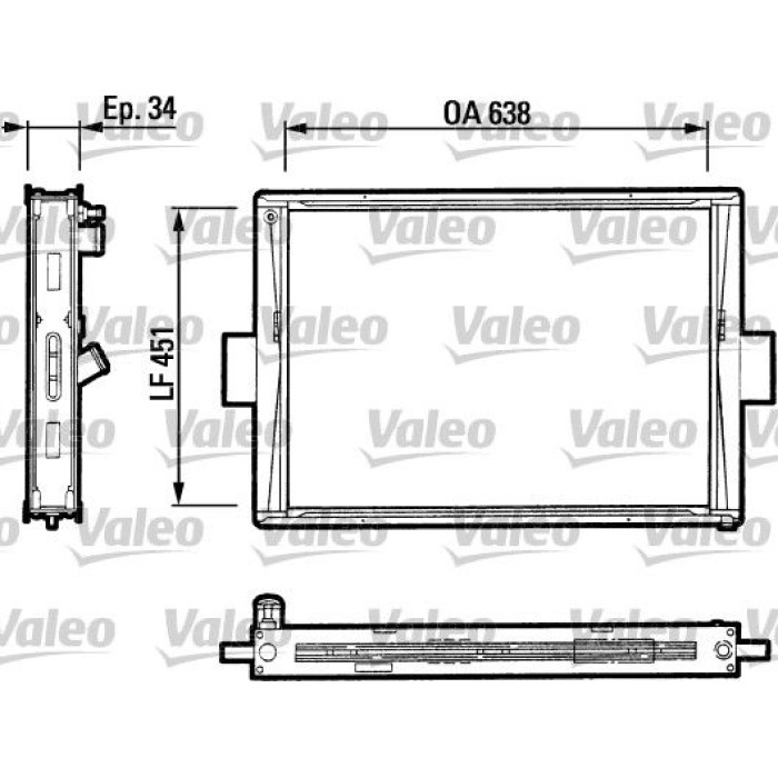 Valeo Motorkühler 816647