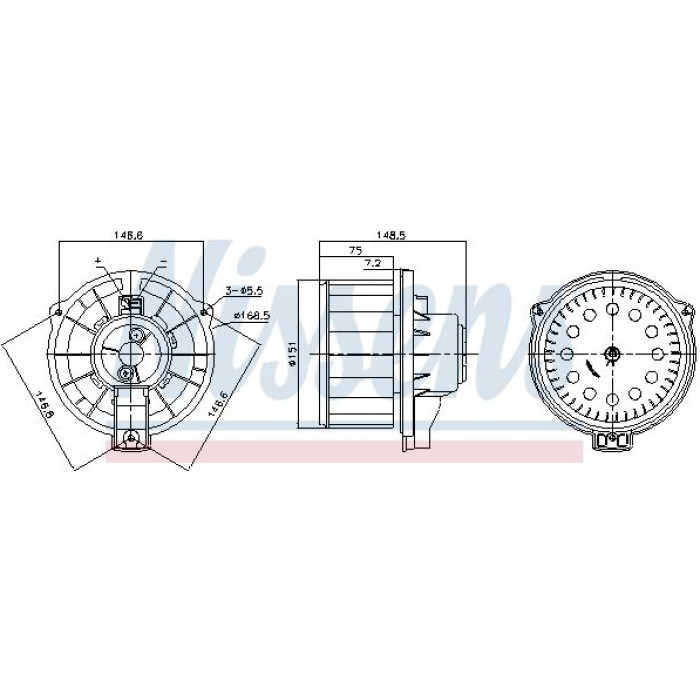 Nissens Innenraumgebläse 87620 Nissens Innenraumgebläse 87620