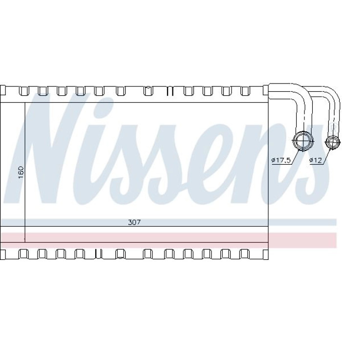 Nissens Klimaverdampfer PKW 92235 Nissens Klimaverdampfer PKW 92235