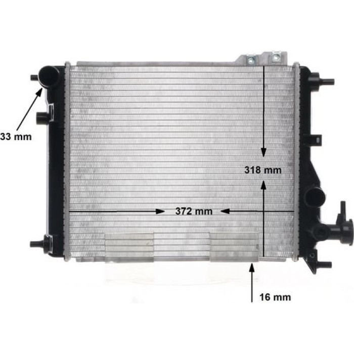 MAHLE Kühler, Motorkühlung CR 1115 000S