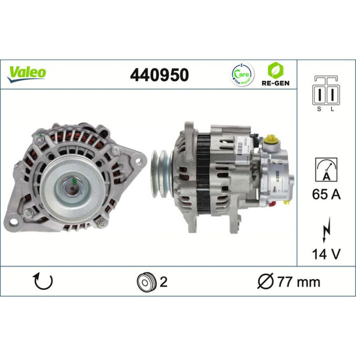 Valeo Lichtmaschine 440950 Valeo Lichtmaschine 440950