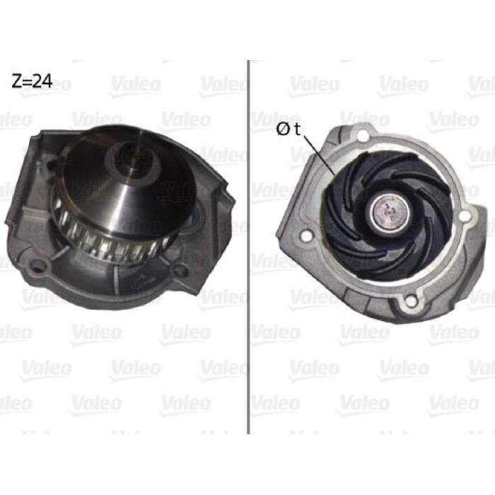 Valeo Wasserpumpe / Kühlmittelpumpe 506640 Valeo Wasserpumpe / Kühlmittelpumpe 506640