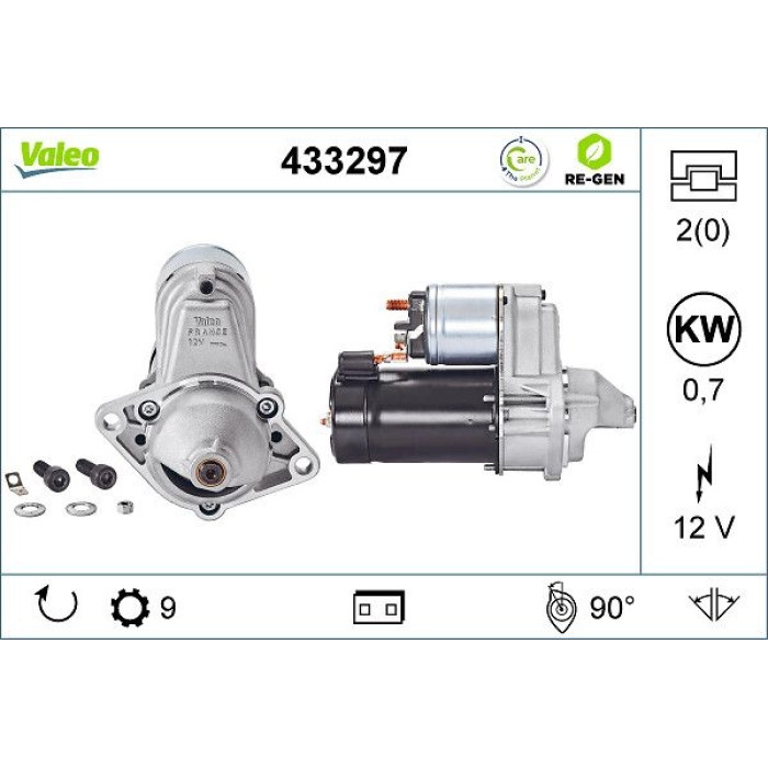 Valeo Anlasser 433297 Valeo Anlasser 433297