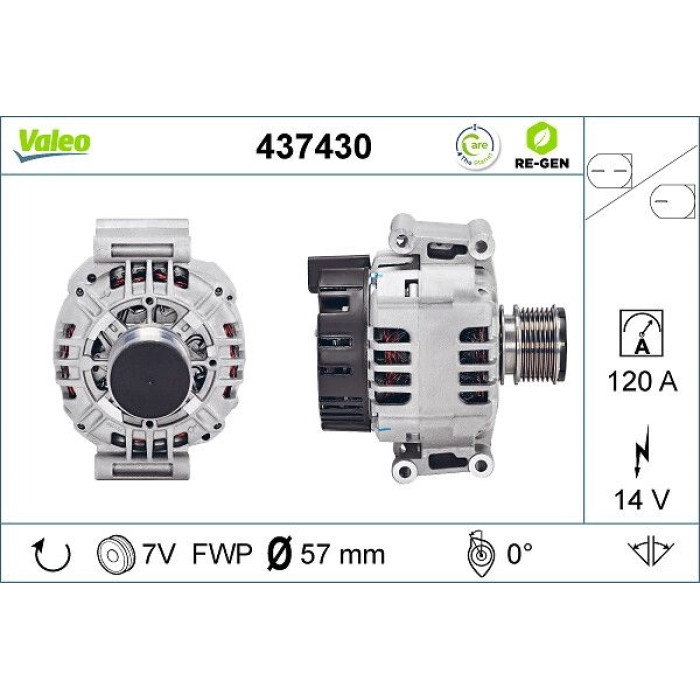 Valeo Lichtmaschine 437430 Valeo Lichtmaschine 437430